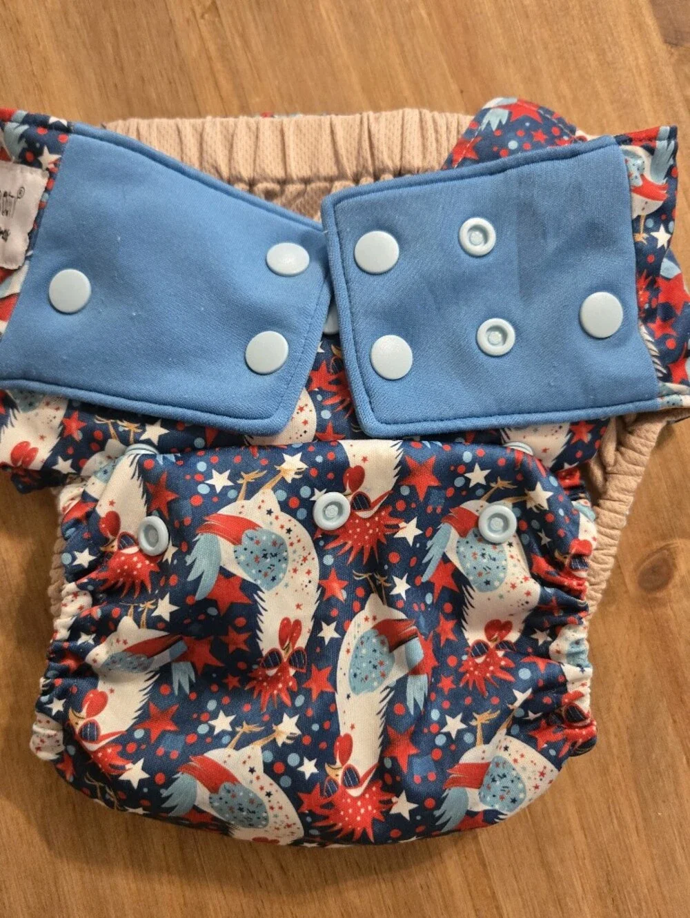 Lala booty Chicken Print Xl size pocket cloth diaper